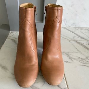 Lucky Brand Chestnut Tan Booties size 8